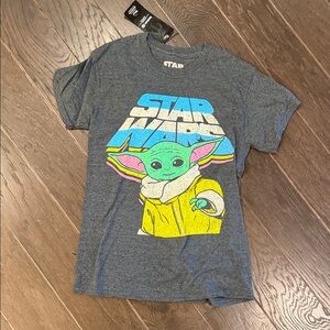 Star Wars Gray T-Shirt with Colorful Character Design